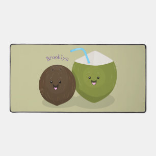 Cute happy kawaii kosnots cartoon illustratie bureaumat