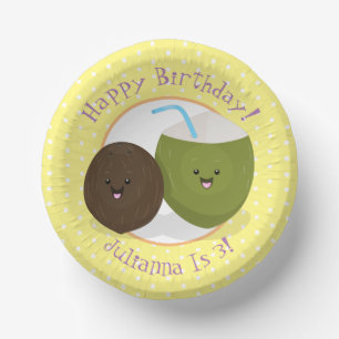 Cute happy kawaii kosnots cartoon illustratie papieren kommen