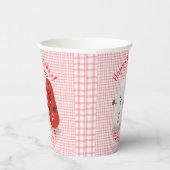 Cute happy kawaii zout en peper cartoon papieren bekers (Rechts)