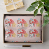 Cute Happy Koe 1e verjaardag Tissuepapier (Geschenk)