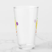 Cute happy lemon cartoon glas (Rechts)