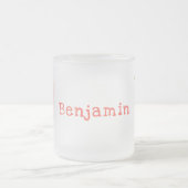 Cute happy mango yellow cartoon illustratie matglas koffiemok (Center)