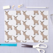 Cute happy miniature donkey cartoon tissuepapier (Craft)