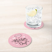 Cute Happy Moederdag Calligraphy | Onderzetter (Insitu)