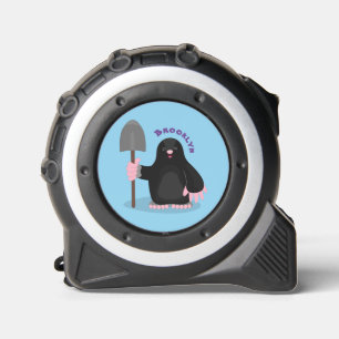 Cute happy mole cartoon illustratie rolmaat