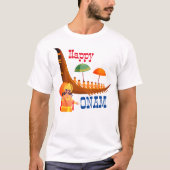Cute Happy Onam Kerala T-shirt (Voorkant)