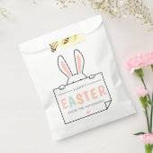 Cute Happy Paaster Bunny Ears Bedankzakje (Gezegeld)