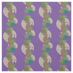 Cute happy pangolin anteater illustratie stof