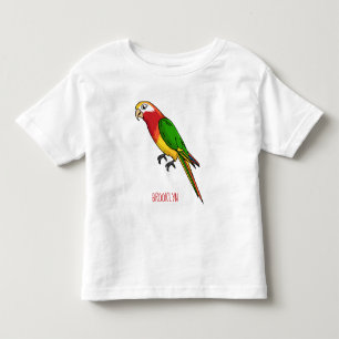 Cute happy parrot cartoon illustratie kinder shirts
