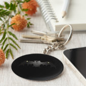 CUTE & HAPPY PATCHY BAT SLEUTELHANGER (Zijkant)