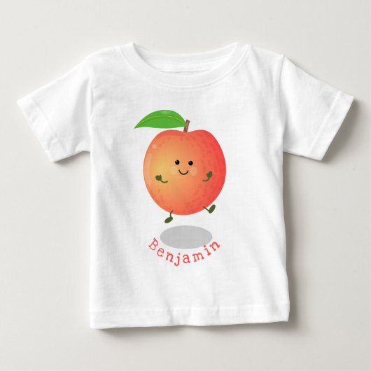 Cute happy peach yellow cartoon (Voorkant)