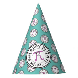 Cute Happy Pi Day - Funny Pi Day Feesthoedjes