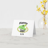 Cute Happy Pi Day Kaart (Gele Bloem)