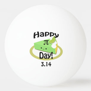 Cute Happy Pi Day Pingpongballen