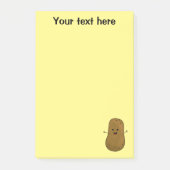 Cute Happy Potato - Gepersonaliseerd Post-it® Notes (Voorkant)