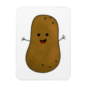 Cute Happy Potato Magneet (Verticaal)
