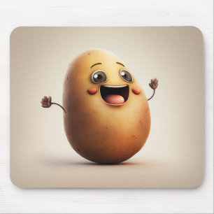 Cute Happy Potato Muismat