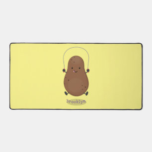 Cute happy potato springtouw cartoon bureaumat