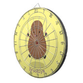 Cute happy potato springtouw cartoon dartbord (Voorkant Rechts)