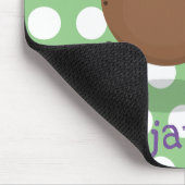 Cute happy potato springtouw cartoon muismat (Hoek)