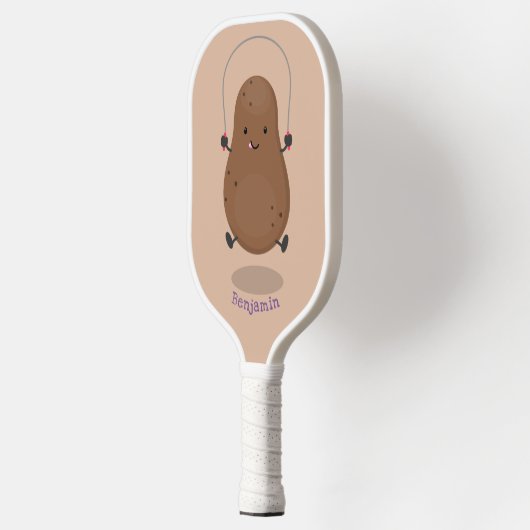 Cute happy potato springtouw cartoon pickleball paddle (Links)