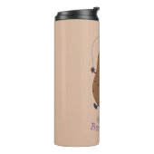 Cute happy potato springtouw cartoon thermosbeker (Gedraaid links)