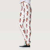 Cute happy red ant cartoon leggings (Links)