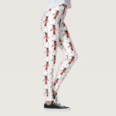 Cute happy red ant cartoon leggings (Rechts)