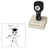 Cute happy red ant cartoon 	rubberstempel (Gestempeld)