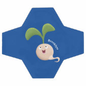 Cute happy seed cartoon illustratie voetbal (Enkel)