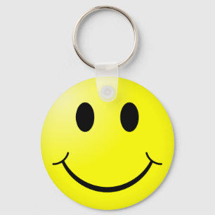 Cute Happy Smile Face Sleutelhanger