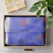 Cute Happy Snowman Illustration Tissuepapier (Geschenk)