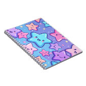 Cute Happy Stars Notitieboek (Rechterzijde)