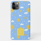 Cute Happy Sunshine Sky Pattern Case-Mate iPhone Case (Achterkant)
