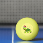Cute happy tortoise in Santa hat Pingpongballen (Net)