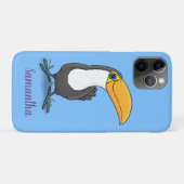 Cute happy toucan cartoon illustratie Case-Mate iPhone case (Achterkant (horizontaal))