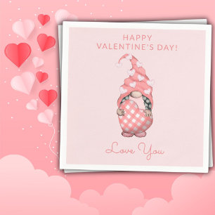Cute Happy Valentijnsdag Party Favorieten Servet
