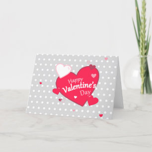 Cute Happy Valentine Day Kaart
