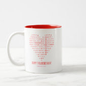 Cute Happy Valentines Day Coffee Mug (Gauche)
