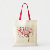 Cute Happy Valentines Day Text Design Tote Bag (Voorkant)