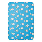 Cute Happy White Paaster Bunny Pattern Badmat (Voorkant Verticaal)