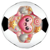 Cute hart voetbal (Gedraaid)