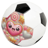 Cute hart voetbal (Drie kwart)