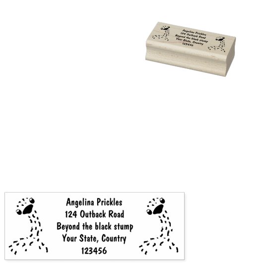 Cute hatching baby ostrich cartoon illustration 	rubberstempel (Gestempeld)