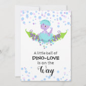 *~* Cute Hatching Dinosaur Baby shower Invitation (Devant)