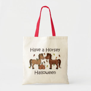 Cute have a Horsey Halloween Horse Tote Bag
