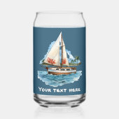 Cute Hawaiian Sailboat ajouter texte plage (Recto)