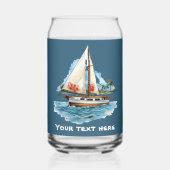 Cute Hawaiian Sailboat ajouter texte plage (Verso)