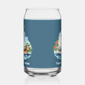 Cute Hawaiian Sailboat ajouter texte plage (Gauche)