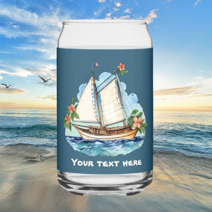 Cute Hawaiian Sailboat ajouter texte plage